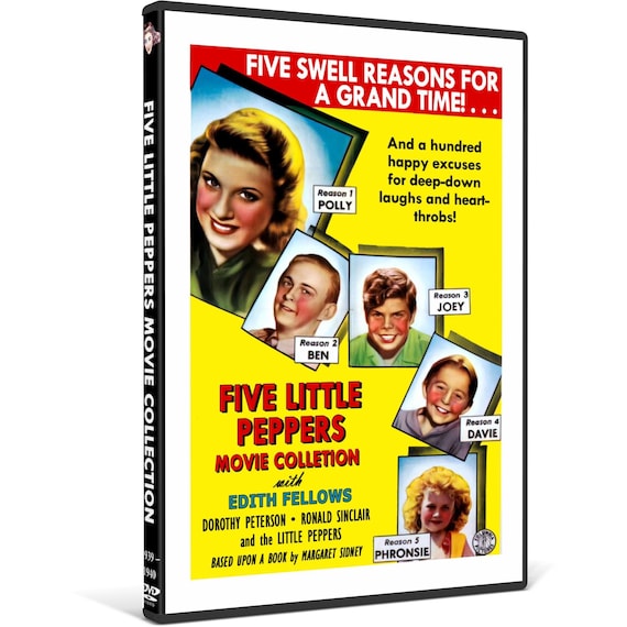 Five Little Peppers Movie Collection (1939-1940) All 4-films Dvds
