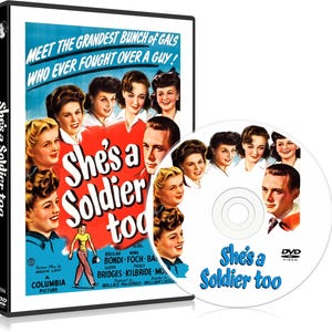 She&#39;s a Soldier Too (1944) Drama - Beulah Bondi, Nina Foch DVD