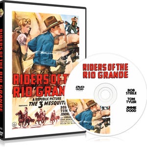 Riders of the Rio Grande (1943) Western - Bob Steele DVD