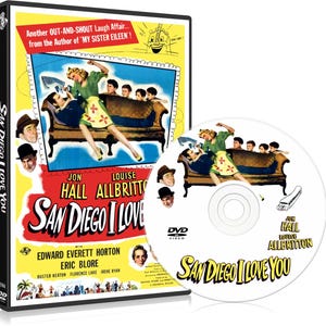 San Diego I Love You (1944) Adventure, Comedy, Romance - Jon Hall DVD