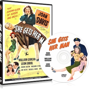 She Gets Her Man (1945) Action, Comedy, Music - Joan Davis, William Gargan DVD