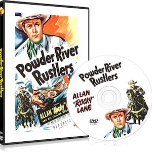 Powder River Rustlers (1949) Western - Allan &#39;Rocky&#39; Lane Very Rare DVD