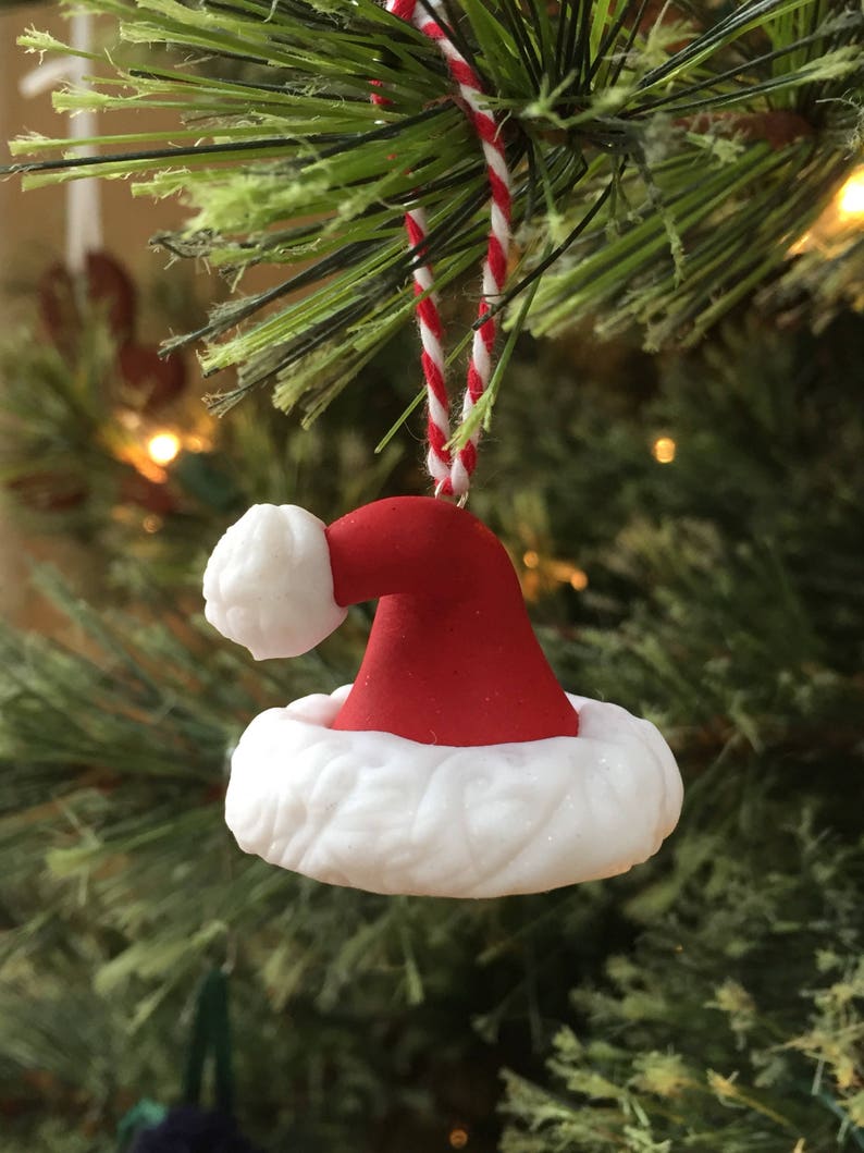 Creative Gifts International - Santa Hat Ornament with White Tassel