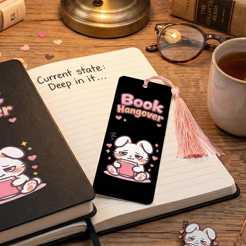 Cute Kawaii Bookmark Bundle PNG PDF JPG | 14 Funny Printable Bookmarks ...