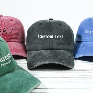Custom Embroidered Dad Cap Washed Dad Hat Unstructured Gym Cap Bachelor Party Bachelorette Party Gift business merch,Bachelorette Party Hats