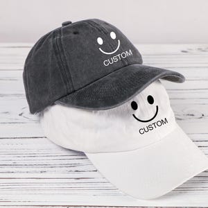 Embroidered Hat Personalized Dad Cap Custom Logo baseball hat Bachelorette hats Custom caps Sorority hat Unisex Baseball Cap