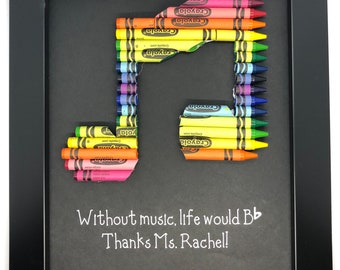 Musiklehrer Geschenk – 'My Class Is Full Of Treble Makers' Sukkulententopf Mit Bambus-Tablett