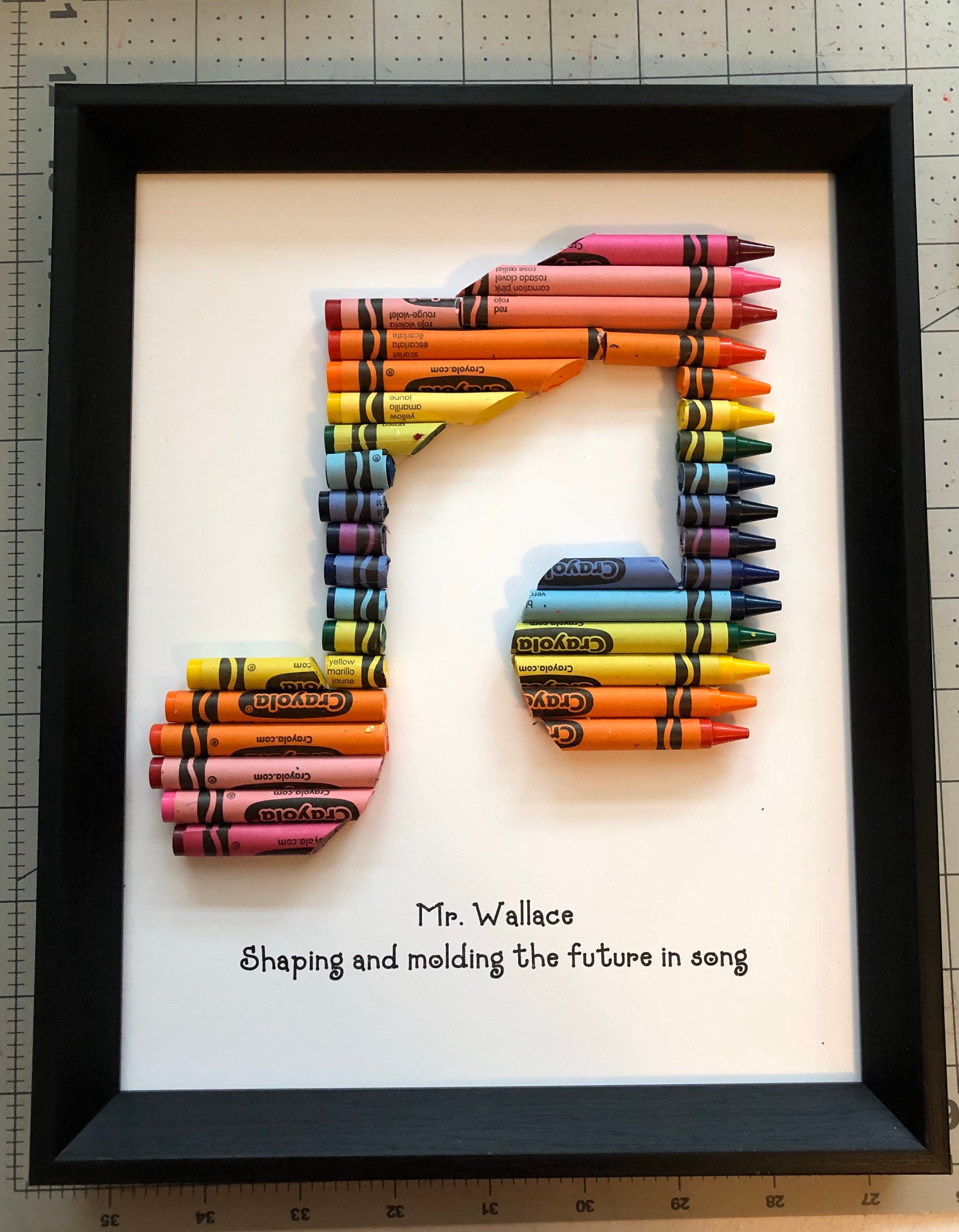 Music Teacher - Teacher Appreciation Gift - Personalize - Framed 8 by 10 - Piano teacher