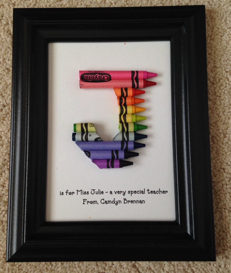 FAST SHIPPING Framed 5 by 7 Teacher Appreciation Gift Personalized Standard Rainbow image 5