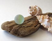 SEA GLASS MARBLE Genuine Surf Tumbled 14mm Beach Glass Marble Cat 39 s Eye Inside Mermaids Tear Craft Supply Jewelry Making