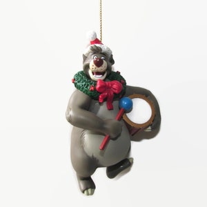 BALOO JUNGLE BOOK Ornament Christmas Magic Retired Christmas Tree Ornament New in Original Box Disney Cartoon Movie Vintage Sloth Bear image 1