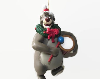 BALOO JUNGLE BOOK Ornament Christmas Magic Retired Christmas Tree Ornament  New in Original Box Disney Cartoon Movie Vintage Sloth Bear