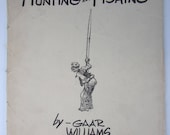 HUNTING & FISHING Gaar Williams 1935 Reprinted from Chicago Tribune Portfolio 20 Vintage Paper Ephemera Memorabilia Cartoons Humor