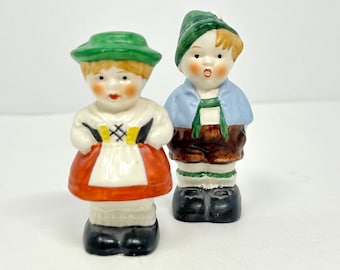 GOEBEL BOY and GIRL Vintage Figurines West Germany Numbered 10700 10701 Signed