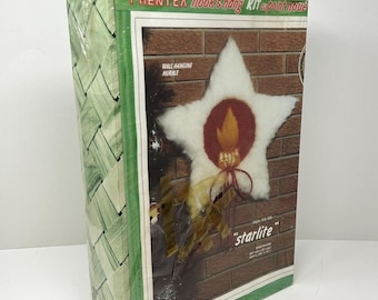 Phentex Hook & Hang Kit STARLITE 53/03 Christmas NEW SEALED 1981 Star 1981 Latch Rug Hooking