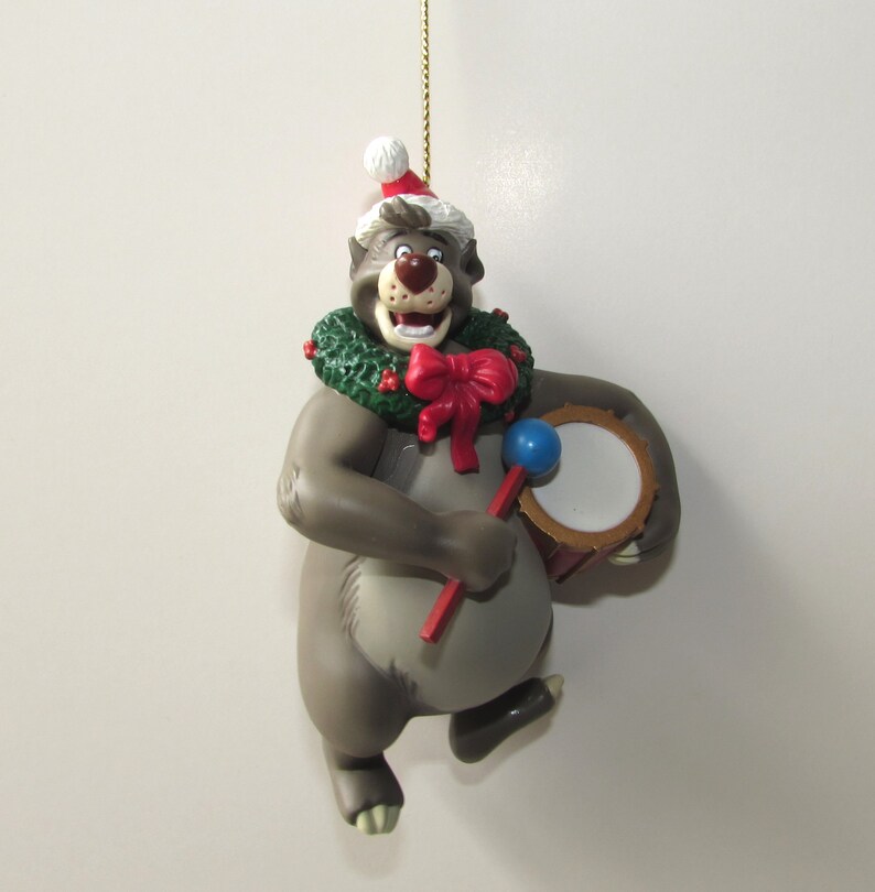 BALOO JUNGLE BOOK Ornament Christmas Magic Retired Christmas Tree Ornament New in Original Box Disney Cartoon Movie Vintage Sloth Bear image 7