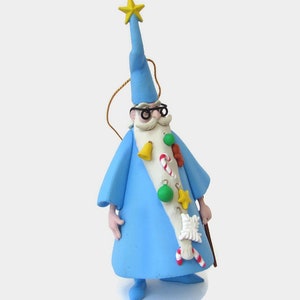 MERLIN CHRISTMAS MAGIC Ornament Disney Movie Sword in the Stone Wizard Brand New in Box Tree Ornament Holiday Decor Retired Collectible image 1