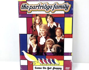 The PARTRIDGE FAMILY DVD First Season One Come on Get Happy David Cassidy Brand New Still Sealed Television Series 1970s