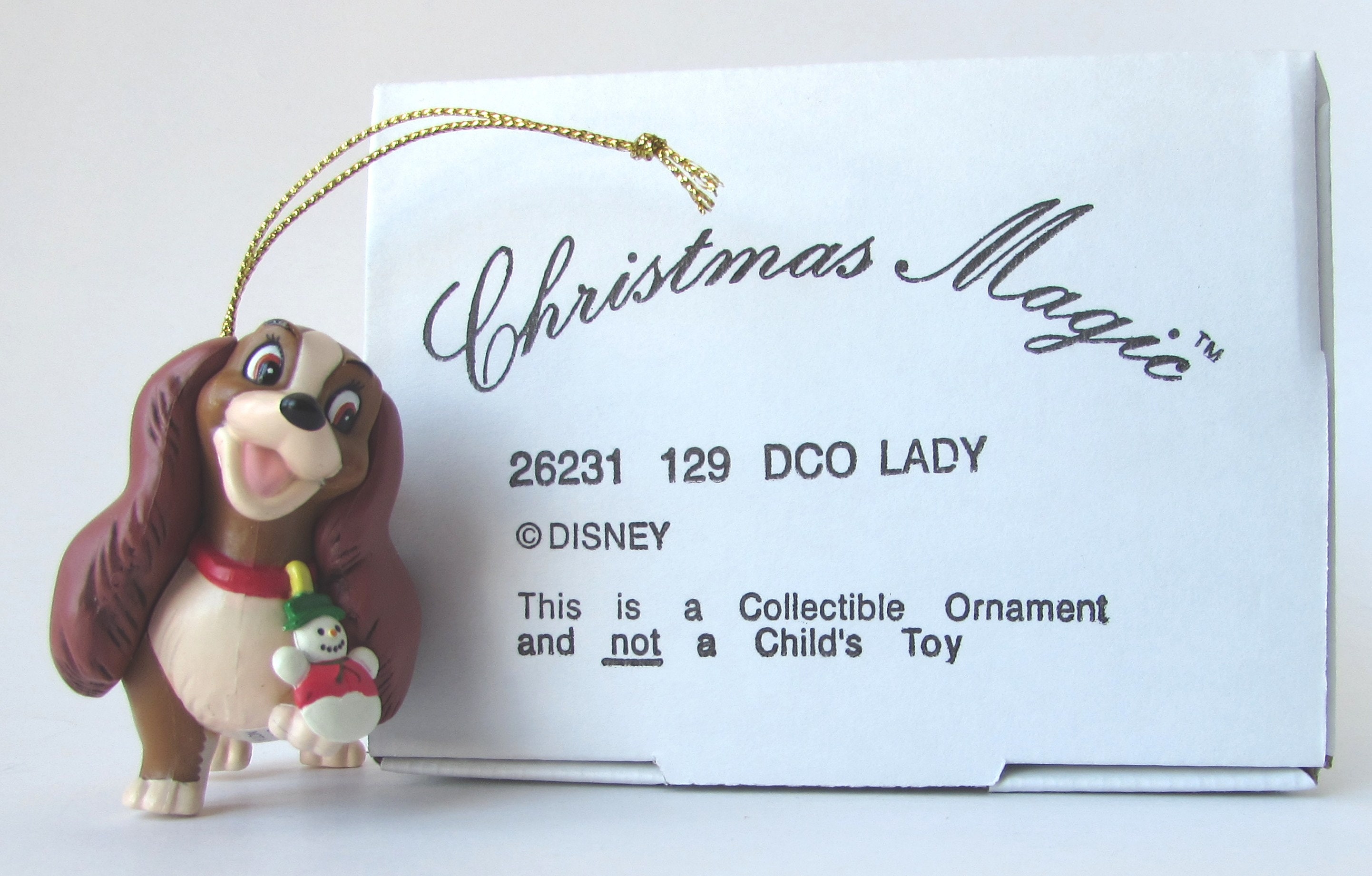 ディズニーのわんわん物語のクリスマスマジックのレディ。廃盤