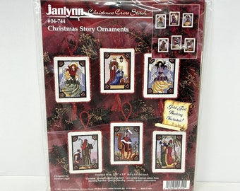 Christmas Story Ornaments Cross Stitch Kit - Janlynn Sealed Kit