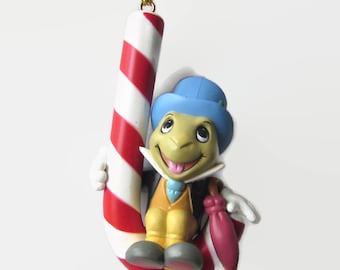 JIMINY CRICKET Christmas ORNAMENT Disney Movie Pinocchio Christmas Magic Retired Collectible Holiday Ornament New in Box 26231 114