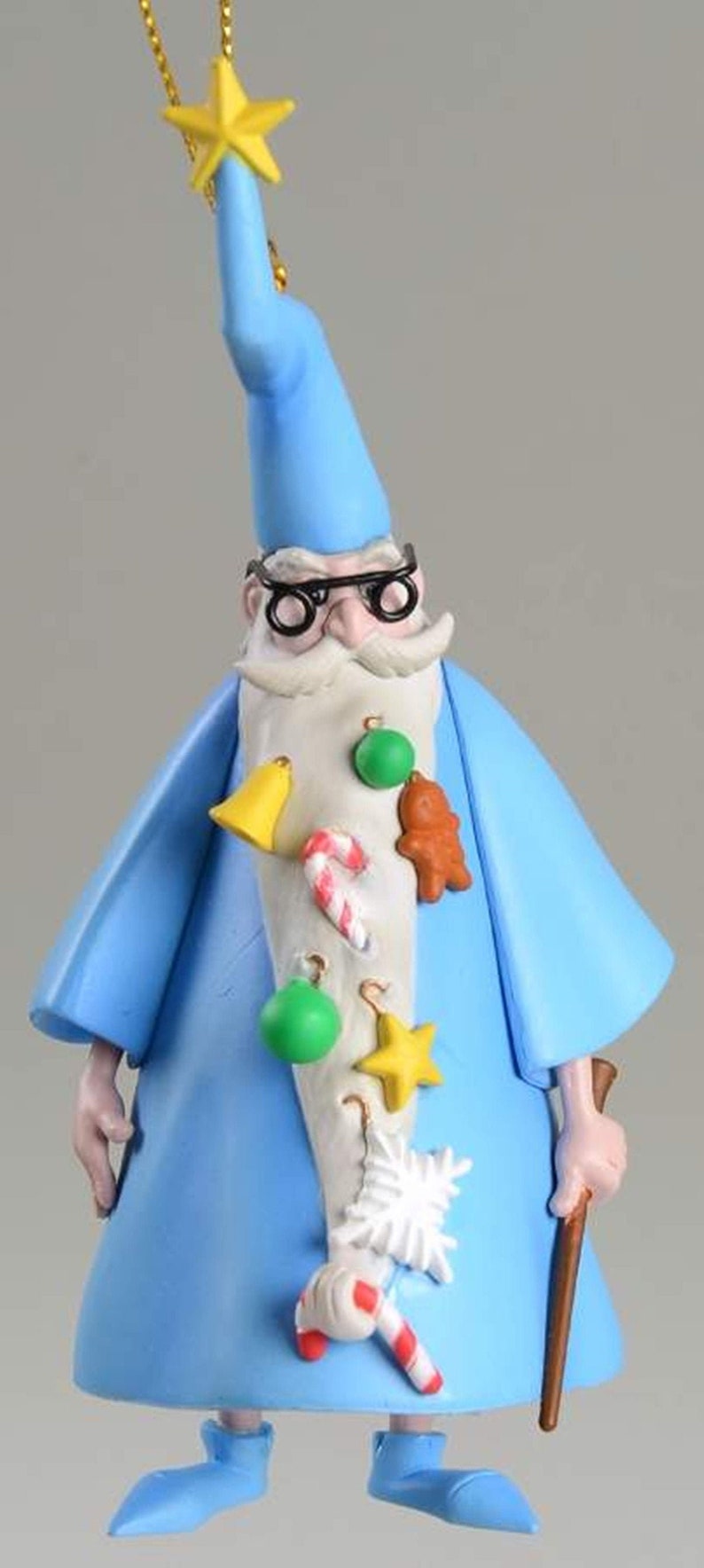 MERLIN CHRISTMAS MAGIC Ornament Disney Movie Sword in the Stone Wizard Brand New in Box Tree Ornament Holiday Decor Retired Collectible image 5