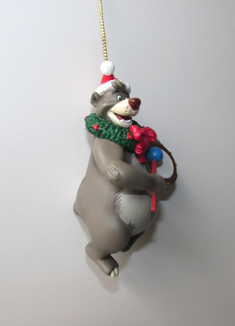 BALOO JUNGLE BOOK Ornament Christmas Magic Retired Christmas Tree Ornament New in Original Box Disney Cartoon Movie Vintage Sloth Bear image 4