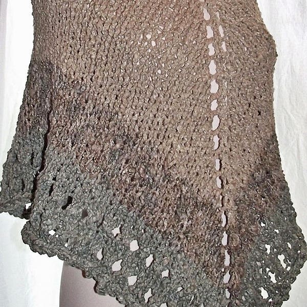 PDF PATTERN, Instant Download ~ Elegant & Versatile PONCHO Pattern for Hand Knitting