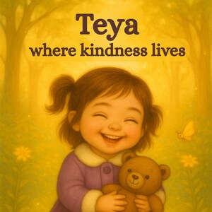 Teya — 優しさが息づく場所 | 3～6歳児向け印刷可能なストーリーブック | 思いやりと優しさについての就寝前のPDFブック