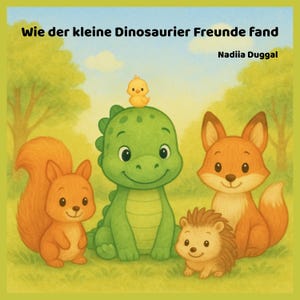 Dino Freundschafts-Märchen zum Vorlesen | PDF Kinderbuch auf Deutsch | Tiere & Wald | Buch für 3–6 Jahre