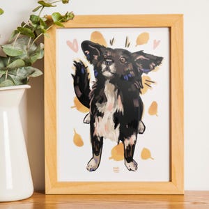Custom Portrait, Digital Pet Dog Illustration From Photo, Printable Cartoon Pet Cat Portrait, Custom Pet Rat Digital Download Prints