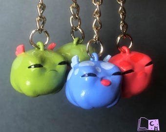 Cute Frog Keychain, Handmade Mini Frog Gift, Fantasy Toad with Wings, Cute Gift for Frog Lovers, Cottagecore Keychain, Cute Animal Charm