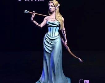 Feyre Archeron Figurine (4.7 in), ACOTAR Decor, Velaris Bookish Gift for Fantasy Fans, High Lady of the Night Court