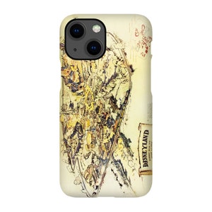 iPhone - Case - Disneyland - Map - Disney - Magic Kingdom