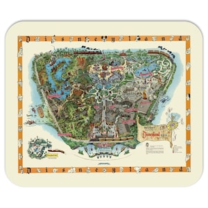 Disneyland - Mouse Pad - Map