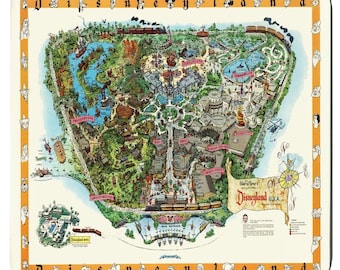 Posavasos - Disneyland - Mapa - Magic Kingdom