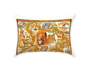 Cojín decorativo - Disney World - Animal Kingdom - Cojín - Mapa