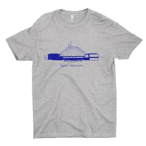 Space Mountain - Blueprint - T-shirt - Disney World - Blueprint - Epcot - Disney