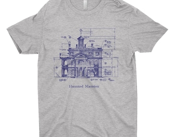 Camiseta de la Mansión Encantada - Plano - Disneyland