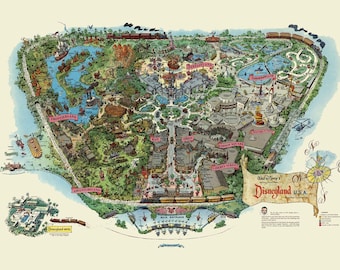 Imán - Disneyland - Mapa - Magic Kingdom