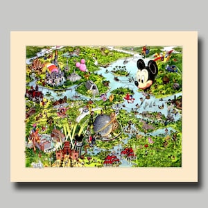 Disney World - Blanket - Custom - Disney - Disney World - Map