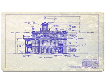 Alfombrilla de escritorio - Alfombrilla de escritorio - Disneyland - Mansión Embrujada - Plano - Alfombrilla de ratón