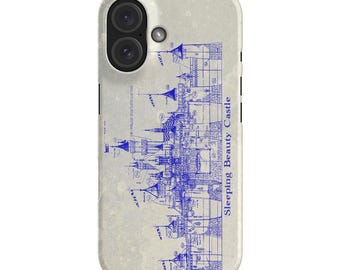 iPhone 16 - Fundas para teléfono - Disneyland - Castillo - La Bella Durmiente - Funda premium brillante con cierre a presión