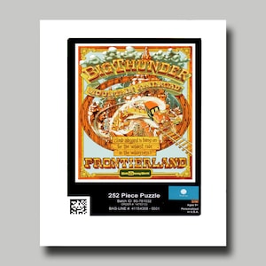 Puzzle - Big Thunder Mountain  - Disney - Disneyland - Disney World - Poster