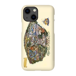iPhone - Case - Disneyland - 50th - Map - Disney - Magic Kingdom