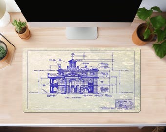 Alfombrilla de escritorio - Alfombrilla de escritorio - Mansión Embrujada - Disneyland - Plano - Alfombrilla de ratón