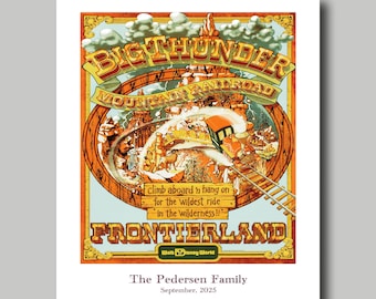 Big Thunder Mountain - Disney - Disneyland - Disney World - Póster - Personalizado