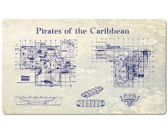 Alfombrilla de escritorio - Alfombrilla de escritorio - Piratas del Caribe - Plano - Alfombrilla de ratón