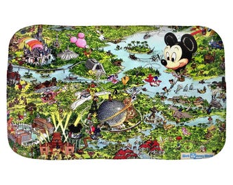 Disney World - Alfombra de baño - Mapa - Alfombra de baño de espuma