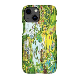 iPhone - Case - Disneyland - Map - Disney - Magic Kingdom